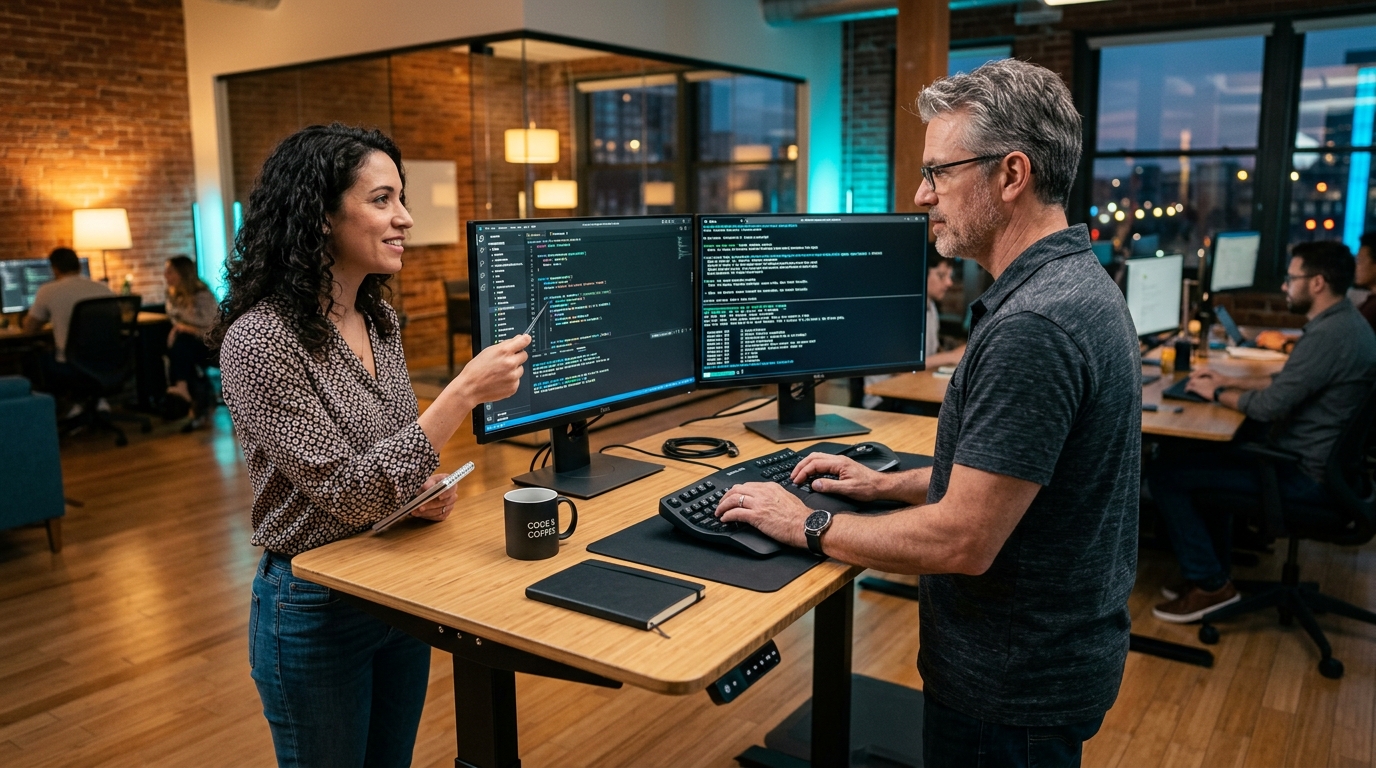 Specialized senior developer accelerating development velocity